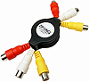 Ziplinq Stereo kabel RCA Audio Ho-Ho RC4&nbsp;ZIP-AUDIO-RC4
