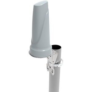 Poynting OMNI-706 är en rundstrålande WiFi-antenn med en anslutning i en robust konstruktion. Antennen täcker WiFi-banden på 2,4 GHz och 5 till 6 GHz med en maximal förstärkning på 5 dBi.