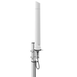 Dual band WiFi- eller 5G-antenn för 2,4 GHz, 3,3-4,2 GHz och 5-7,2 GHz med N-kontakt.