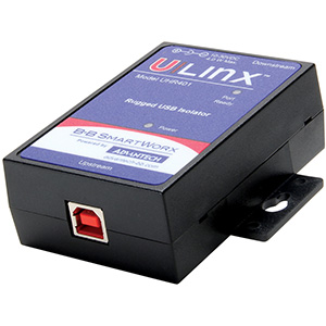 Advantech UHR401 är en robust isolator som är designad och testad för att uppfylla industriella EMC-standarder.