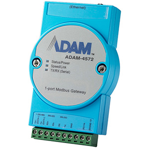 Advantech ADAM-4572 1-port RS-232/422/485 Serial Modbus Gateway.
