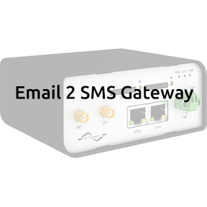 VADNet Email-2-SMS gateway - Dynamisk Email till SMS-modul för Advantech/Conel v2 och v3 routrar.