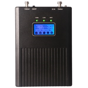 Bandselektiv 2100 MHz / +23 dBm repeater speciellt framtagen för svenska krav. Med justerbar frekvens.