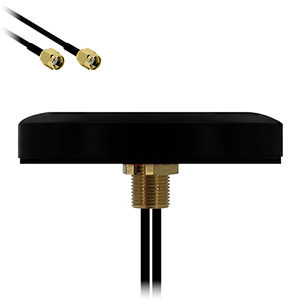 Tango 12 är en robust och kompakt MIMO-antenn för Dual Band WiFi, Bluetooth och Zigbee, designad för diskret montage.