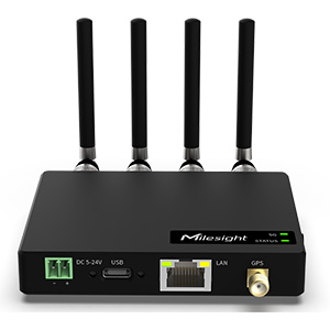 Milesight UF31 är ett högpresterande 5G-modem (router) som stöder 5G NSA/SA, och 4G LTE. Anslutning sker enkelt via USB 3.0 typ-C eller Gigabit Ethernet för snabb internetåtkomst.