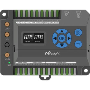 Milesight EG71 är en kraftfull edge IoT-gateway för smarta byggnader med LoRaWAN, 4G LTE, KNX, M-BUS, RS485 och rika I/O-gränssnitt för BMS-integration.