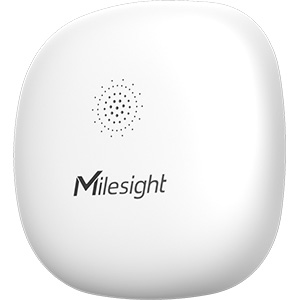 Milesight WS303, en minisensor för vattenläckagedetektering som upptäcker förekomsten av läckor och larmar lokalt och på distans.