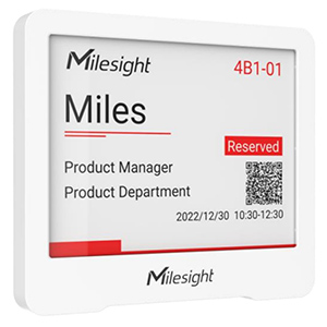 Milesight DS3604 är en 4,2-tums IoT E-ink-display med LoRaWAN-anslutning, upp till 5 års batteritid och stöd för 150 språk.