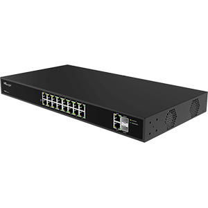 Milesight Eth Switch 16-port PoE Gbit uplink SFP