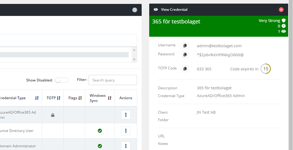 2FA - Time Based One time Password