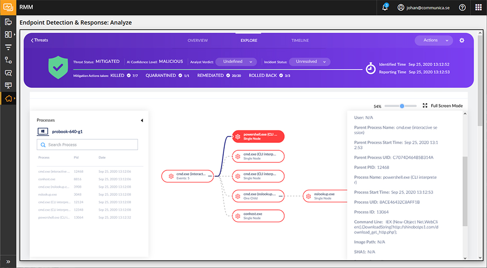 Solarwinds EDR - Endpoint Detection & Response